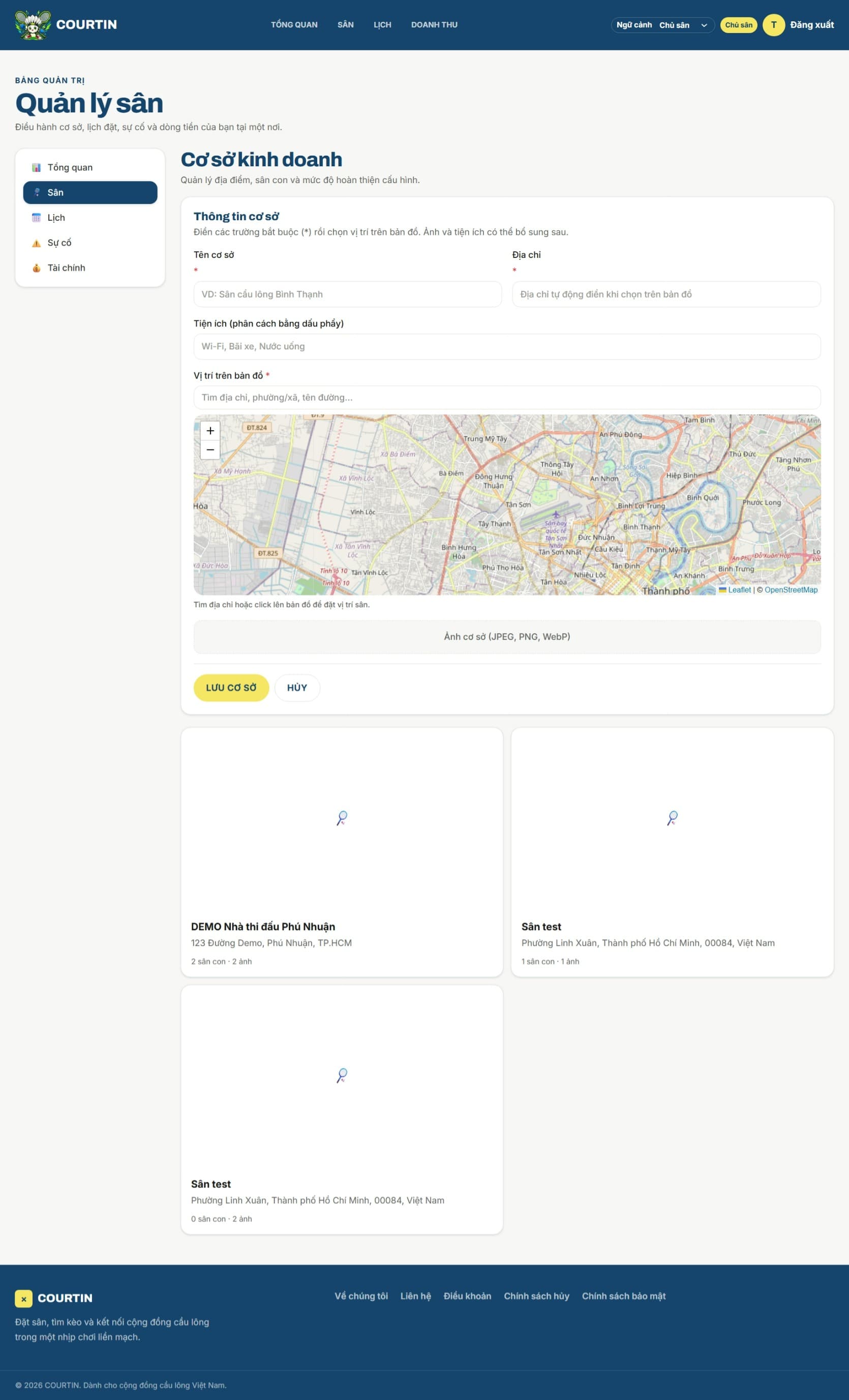 Courtin — Badminton Community & Online Booking Platform preview — view 4